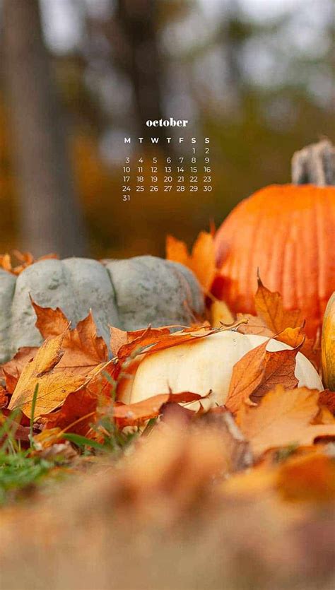 October Wallpapers Free Desktop Phone Calendars Iphone