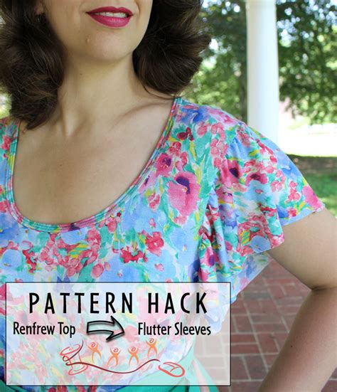 Pattern Hack Flirty Flutter Sleeves 7 1 16 PatternReview Blog