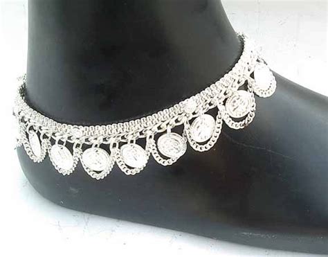 Silver Indian Anklets A Saree Anklets