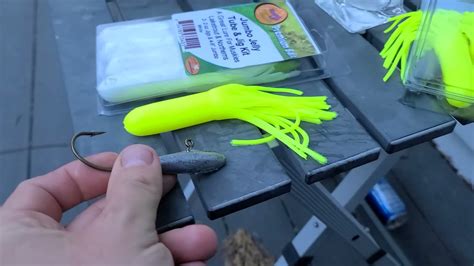 Huge Tube Baits For Deep Water Jigging Of Lake Trout YouTube