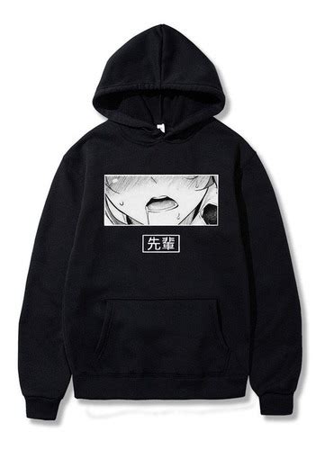 Harajuku Hentai Manga Sudaderas Con Capucha Hombres Invierno Cuotas sin interés