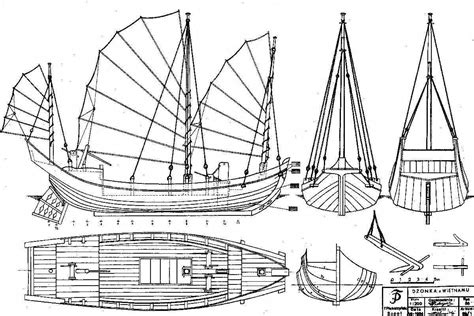 Junk Sailboat How To Diy Download Pdf Blueprint Uk Us Ca Australia