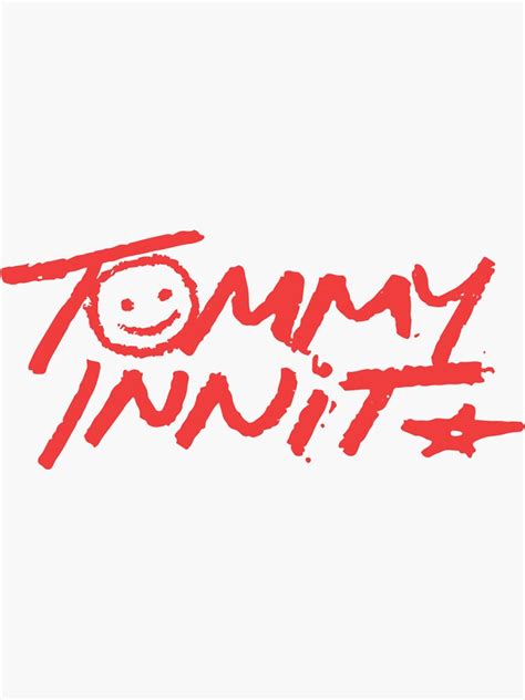 "Tommyinnit Merch Red Tommyinnit Store Logo" Sticker for Sale by ...