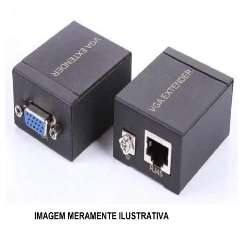 EXTENSOR VGA 60 METRO CAT5 CAT6 ATIVO Shopee Brasil