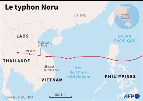 Le Typhon Noru Traverse Le Vietnam Et Le Laos Des D G Ts Mat Riels