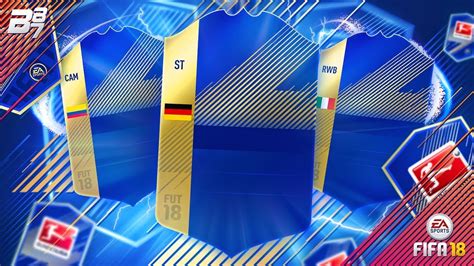 BUNDESLIGA TEAM OF THE SEASON PACK OPENING 3X PACKED FIFA 18