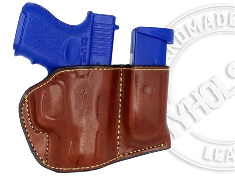 Bersa Thunder 380 Acp Holster And Mag Pouch Combo Owb Leather Belt Myholster