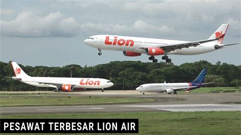 Keren Pesawat Terbesar Lion Air Airbus A Neo Landing Dan