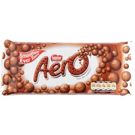 I love chocolate and my favourite variety at the moment is Aero. Also ...