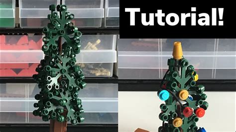 Lego Pine And Christmas Tree Tutorial Youtube