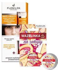 Zestaw dla kobiety FLOSLEK WHITE BEAUTY Krem punktowy wybielający 20ml