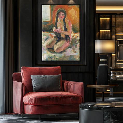 Seated Nude Great Canvas Arts