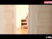 Agirlknows Stefanie Moon And Adel Morel Russian Teen Seduces And Fucks Her Lesbian Bff