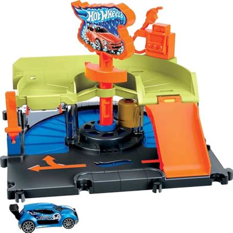 Hot Wheels City Pista De Brinquedo Lava R Pido Da Cidade Para Crian As