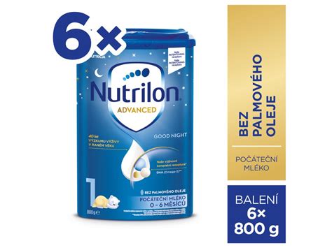 Nutrilon Advanced 1 Good Night 6x800g - ONLINE SÁMOŠKA