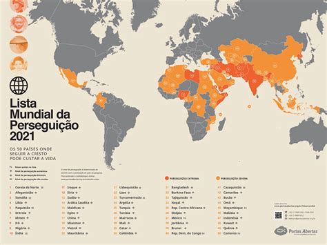 Os 50 Países Em Que é Mais Difícil Ser Cristão Em 2021 News And Reporting Cristianismo Hoje