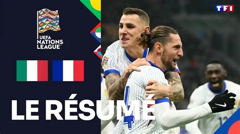 Italie France résumé vidéo de la victoire des Bleus 1 3