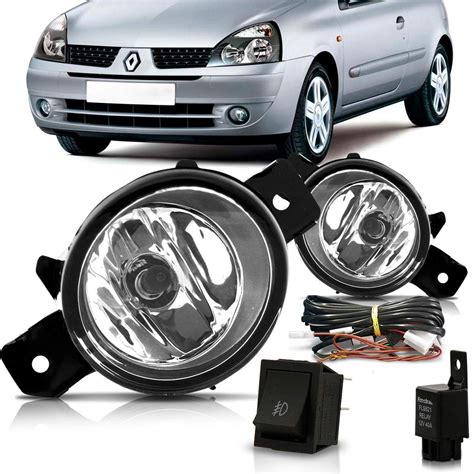 Kit Farol Milha Auxiliar Clio 2004 2005 2006 2007 2008 2009 Kit Faról