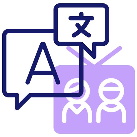 Bilingual Free Communications Icons