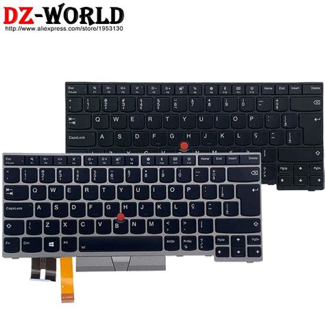 Br Brasileiro Teclado Retroiluminado Para Lenovo Thinkpad E480 E485