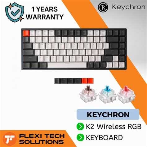 Flexi Tech Keychron K Wireless Rgb Aluminum Hot Swappable Mechanical Keyboard Lazada