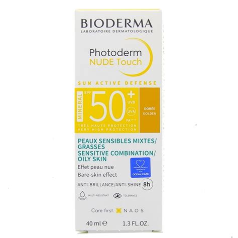 Photoderm Nude Touch SPF50 teinte dorée 40ml Bioderma En vente chez