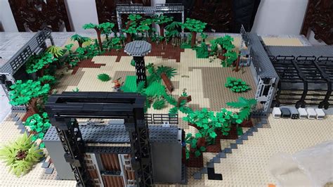 Desarmando Mi Moc De Lego Jurassic World Raptor Paddox Youtube