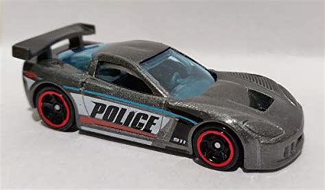 Hot Wheels Police Pursuit 5 Pack 05 Corvette C6R 07 Chevy Tahoe Enforcer Speed Trap And