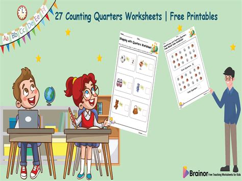 27 Counting Quarters Worksheets | Free Printables