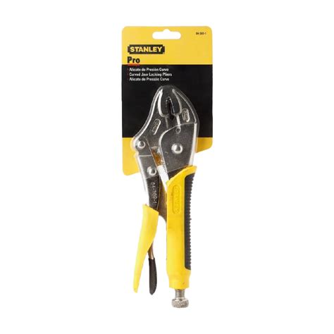 Stanley Professional Curved Jaw Locking Vise Grip Plier 10 254mm