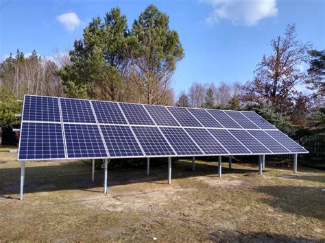 Tumlin Osowa Instalacja Fotowoltaiczna 6 3 KWp Konstrukcja Gruntowa