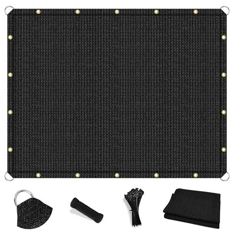 Artpuch Sun Shade Cloth with Upgraded Grommets & D-Ring Eyelets, 90% U