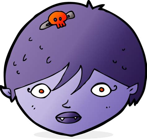 cartoon vampire face 12308535 Vector Art at Vecteezy