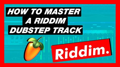 How To Master A Riddim Dubstep Track Fl Studio Tutorial Youtube