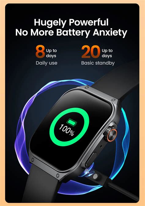 HAYLOU Watch S8 Смарт-часы 1,96 дюйма AMOLED изогнутый экран BT5.3 ...