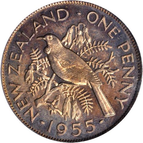 Penny 1955 Coin From New Zealand Online Coin Club