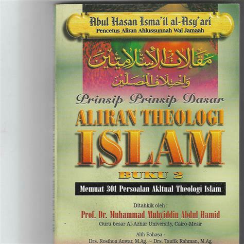 Jual Prinsip Prinsip Aliran Teologi Islam Jilid 2 Persoalan Aktual