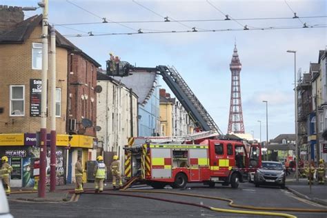 Blackpool Fire Pictures From The Scene As Firefighters Tackle A Blaze