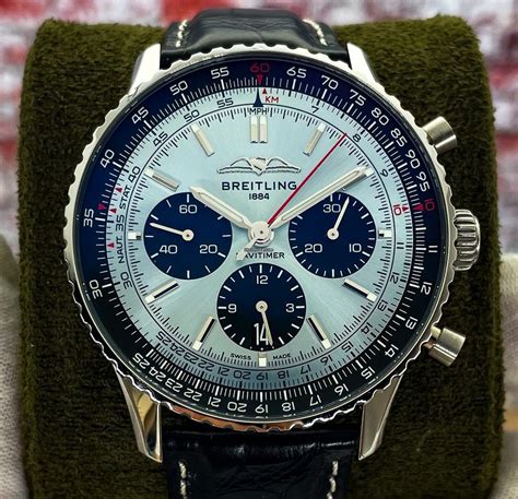 Breitling Navitimer B Chronograph Ice Blue Mm Ab For