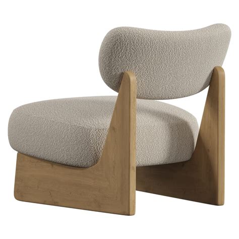 Solange Performance Boucle Chair D Model For Corona