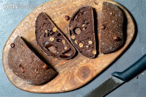 Artisan Bread Homemade Wholegrain Sourdough Bread With Hazelnut And