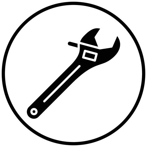 Wrench Icon Style 9485895 Vector Art at Vecteezy