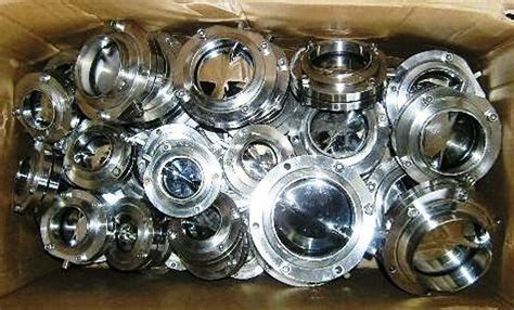 Used Alfa Laval Lkb Stainless Steel L Welding Valves For