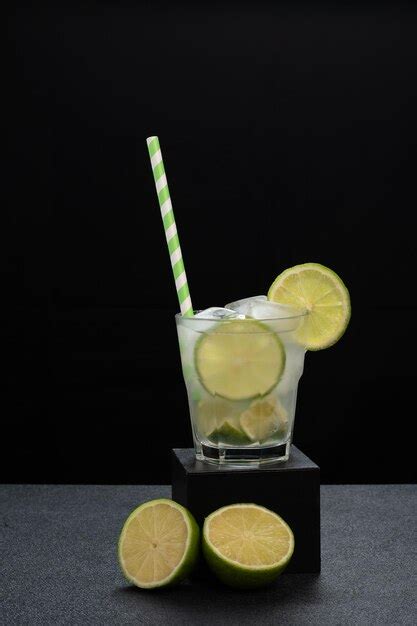 Premium Photo Caipirinha A Typical Brazilian Drink On A Dark Background