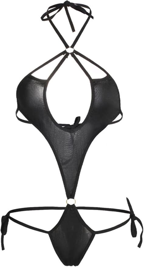 Amazon Tarzngglop Womens One Piece Sexy Lingerie G String Slingshot Mocro Bikini Extreme