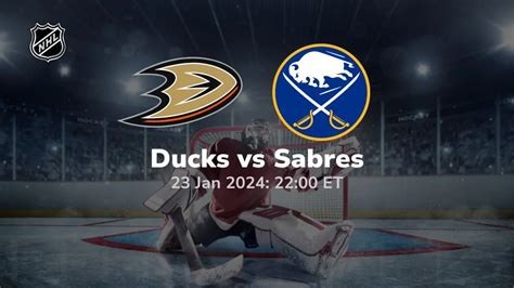 Anaheim Ducks Vs Buffalo Sabres Prediction Tips 1 23 2024