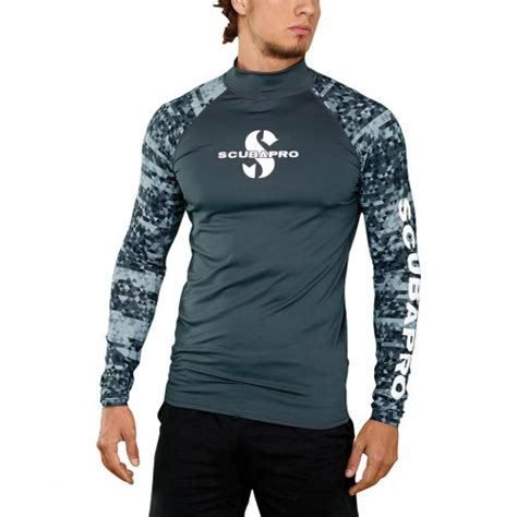 Scubapro Upf 50 Rash Guard Long Sleeve Men Dive Box