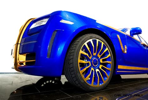 Mansory Rolls Royce Ghost Upgrades In White And Electric Blue Gold