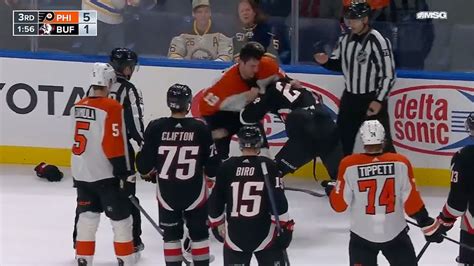 Massive Haymaker Causes Vicious TKO During Violent NHL Fight