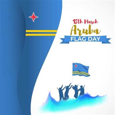 Premium Vector Vector Illustration Of Happy Aruba Flag Day